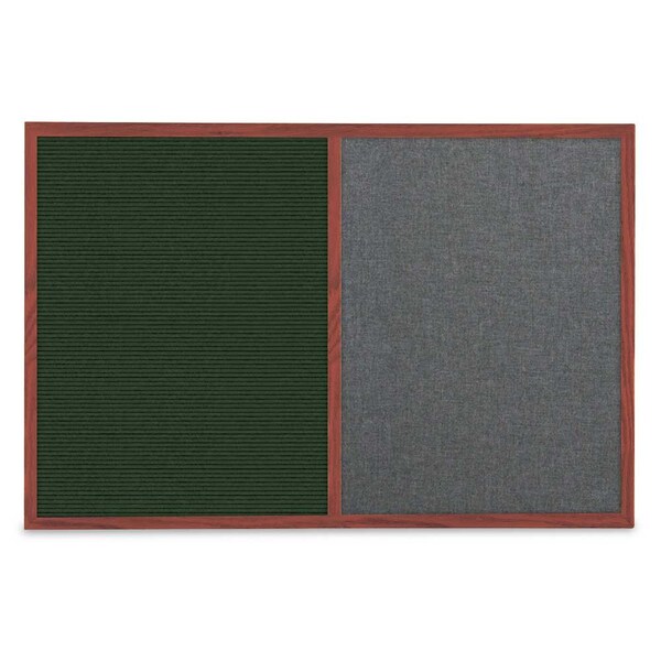 Slim Style Indoor Enclosed Corkboard, 36